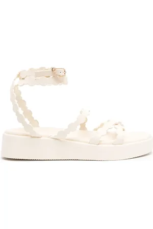 Ancient Greek Sandals Aspis flatform leather sandals