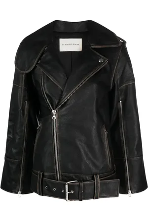 By Malene Birger Beatrisse leather biker jacket