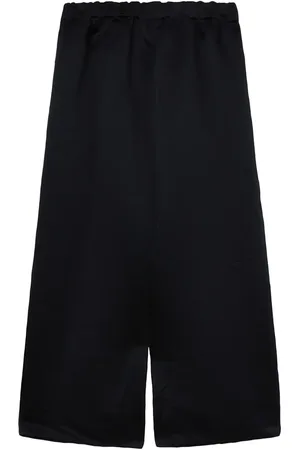 Comme des Garçons Wide-leg cropped trousers