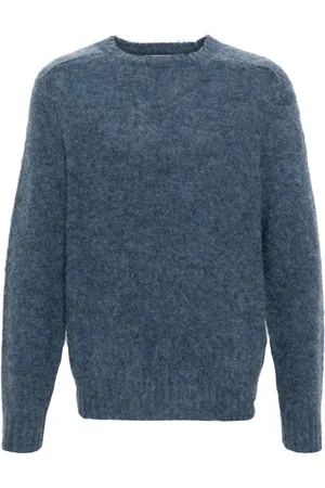 Harmony Shaggy m??lange brushed wool jumper
