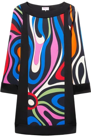 Puccini Marmo-print shift minidress