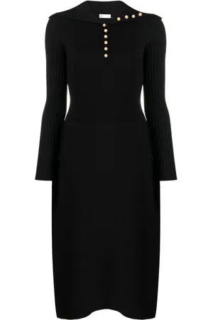 Tory Burch Polo Sweater ribbed-detailed dress