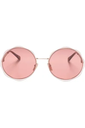 Chloé Honor?? scallop-frame sunglasses