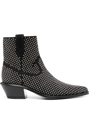 OFF-WHITE Stud Texas 55mm ankle boots
