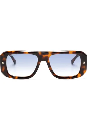 Dsquared2 Tortoiseshell rectangle-frame sunglasses