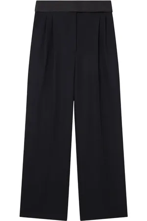 Stella McCartney Wide-leg tuxedo wool trousers