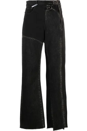 Maison Mihara Yasuhiro High-waist asymmetric jeans