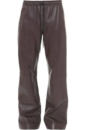 J.W.Anderson Drawstring wide-leg leather trousers