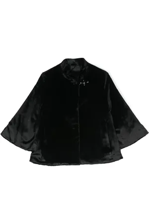 FAY Faux-fur cape jacket