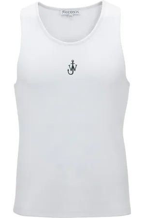 J.W.Anderson Anchor logo-embroidered tank top