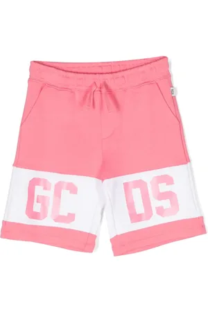 GCDS Logo-print cotton shorts