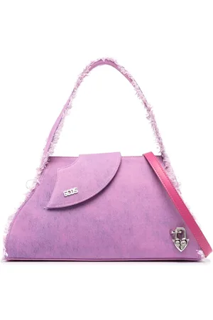 GCDS Medium Comma denim tote bag