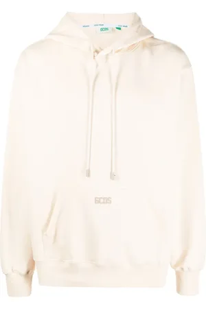 GCDS Logo-detail drawstring hoodie