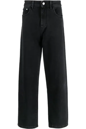 GCDS Graffiti-print wide-leg jeans