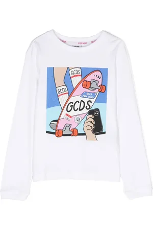 GCDS Printed cotton sweatshirt