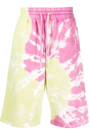 GCDS Tie-dye print bermuda shorts