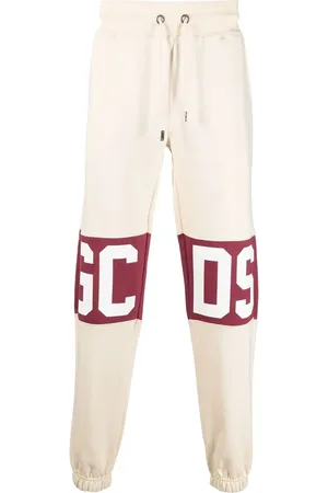 GCDS Logo-print cotton track pants