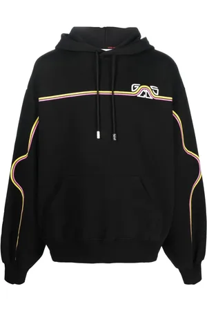 GCDS Chest logo-print detail hoodie
