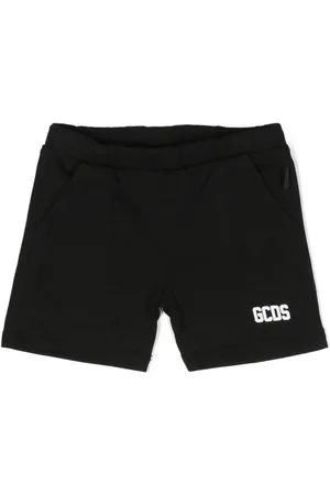 GCDS Logo-print detail shorts