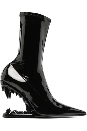 GCDS Morso 120mm vinyl ankle boots