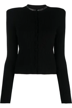 GCDS Bling Mini ribbed cardigan