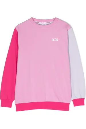 GCDS Colour-block cotton sweatshirt