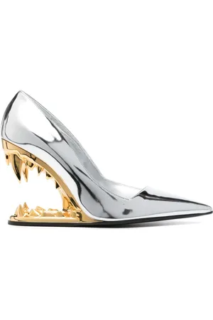 GCDS Morso Mirror 111mm sculpted-heel pumps