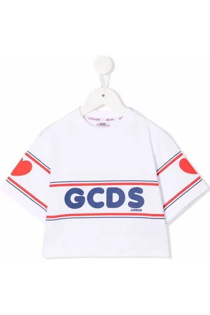 GCDS Logo-print short-sleeve top