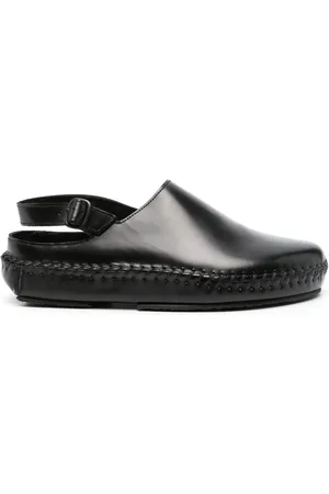 Hereu Cargol whipstitch leather sandals