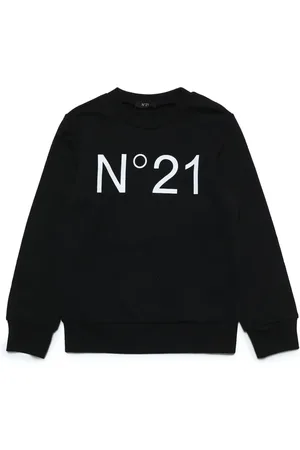Nº21 Logo-print cotton sweatshirt