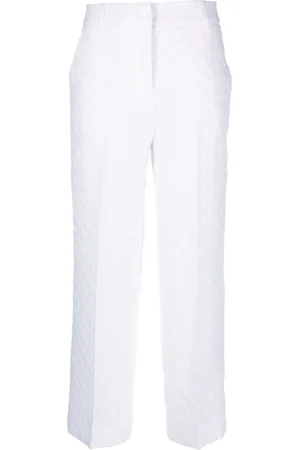 Cecilie Bahnsen Jaylee cropped straight-leg trousers