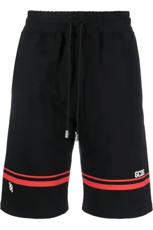 GCDS Logo-print track shorts