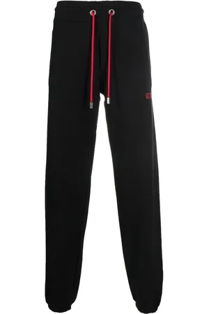 GCDS Tapered-leg drawstring trousers