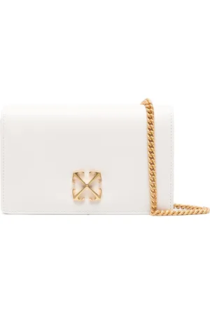 OFF-WHITE Jitney 0.5 leather shoulder bag