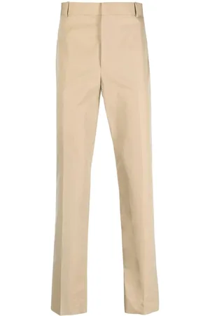 Alexander McQueen Cotton cigarette trousers