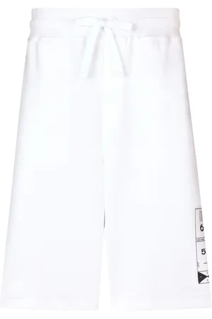 Dolce & Gabbana Logo-print cotton track shorts