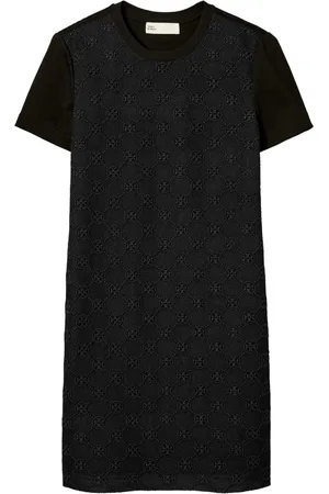 Tory Burch Monogram lace T-shirt dress