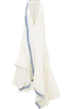 J.W.Anderson V-neck asymmetric maxi dress