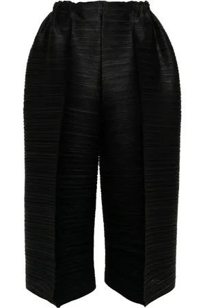 PLEATS PLEASE ISSEY MIYAKE Thicker Bounce cropped trousers