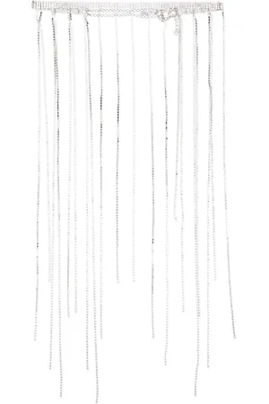 LOULOU X Lit Appeal crystal-embellished drop belt