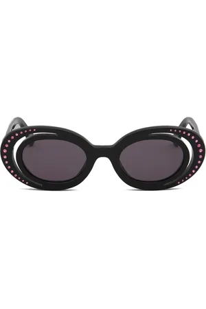 Marni Zion Canyon oval-frame sunglasses