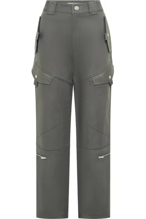 DION LEE Tactical straight-leg cargo trousers