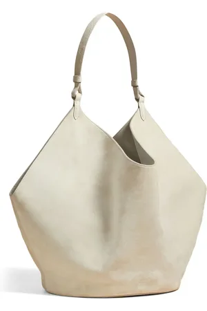Khaite Medium Lotus suede tote bag