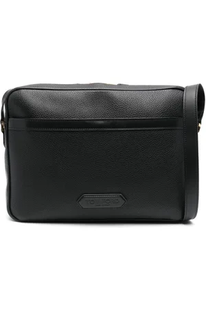 Tom Ford Logo-patch leather briefcase