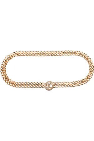 CHANEL 1990s CC chain-link belt