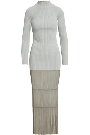 Khaite Cedar ribbed-knit maxi dress
