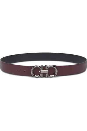 Salvatore Ferragamo Gancini reversible leather belt
