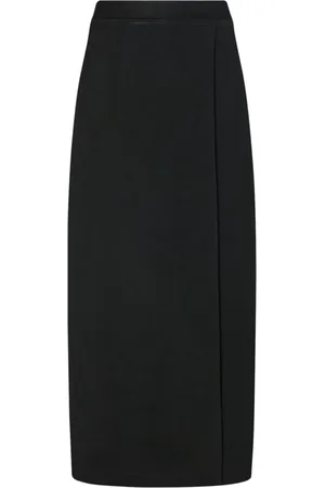 ROSETTA GETTY Wrap-front midi skirt