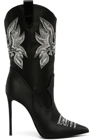 LE SILLA Eva Cowboy 120mm satin boots