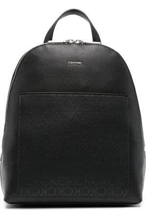 Calvin klein cheap leather backpack womens